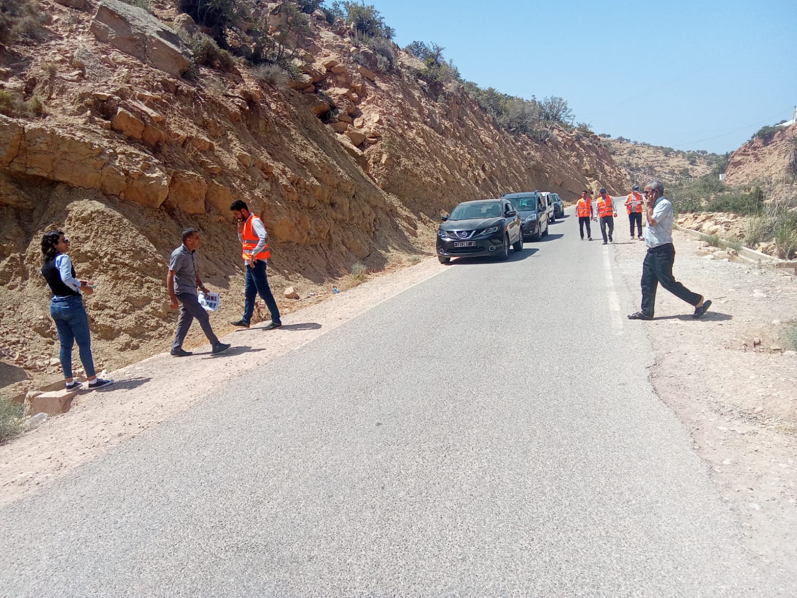 زيارة ميدانية لمعاينة مشروع تهيئة وإصلاح الطريق الرابط بين إيميمكي وتغروط
