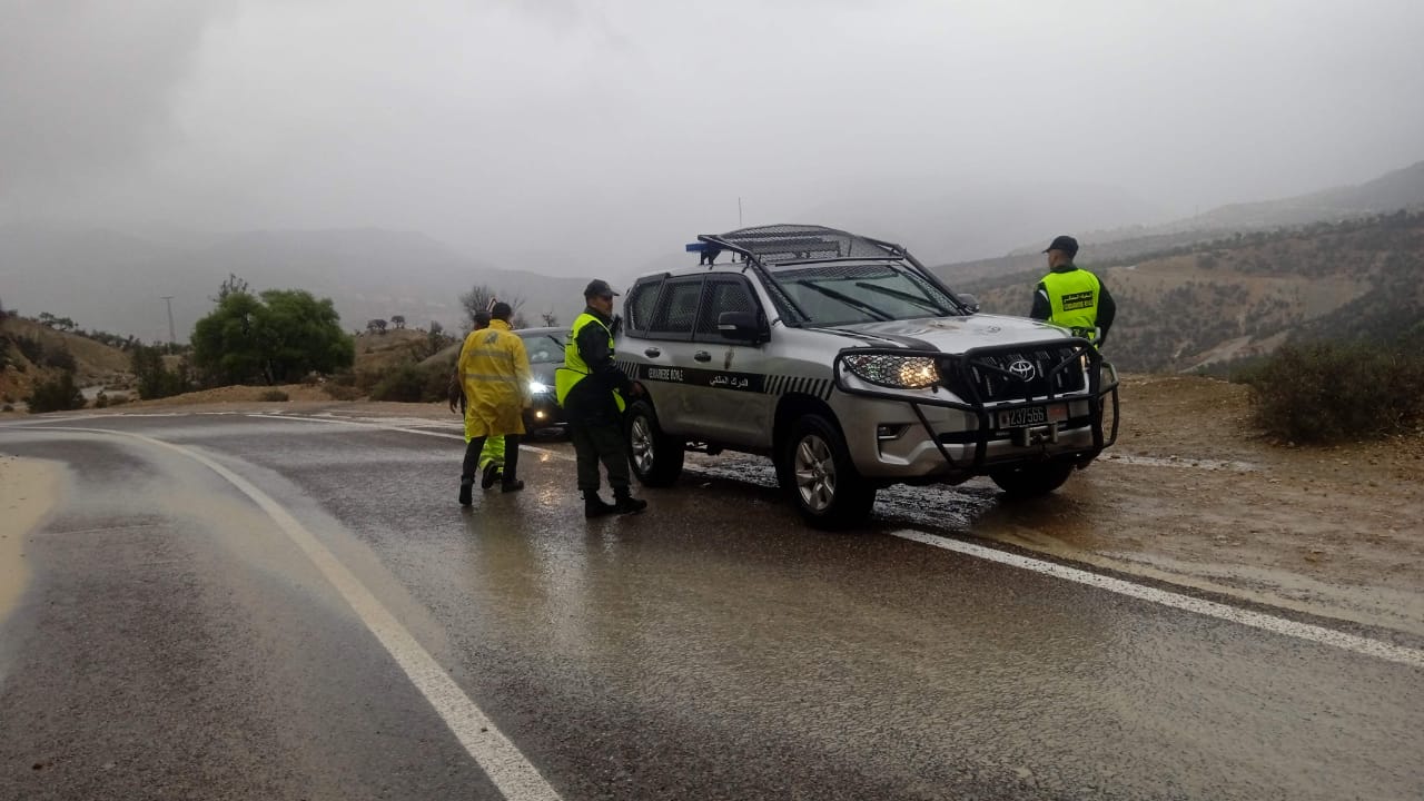 زيارة تفقدية للنقط السوداء المتضررة والانجرافات الناتجة عن التساقطات المطرية الغزيرة