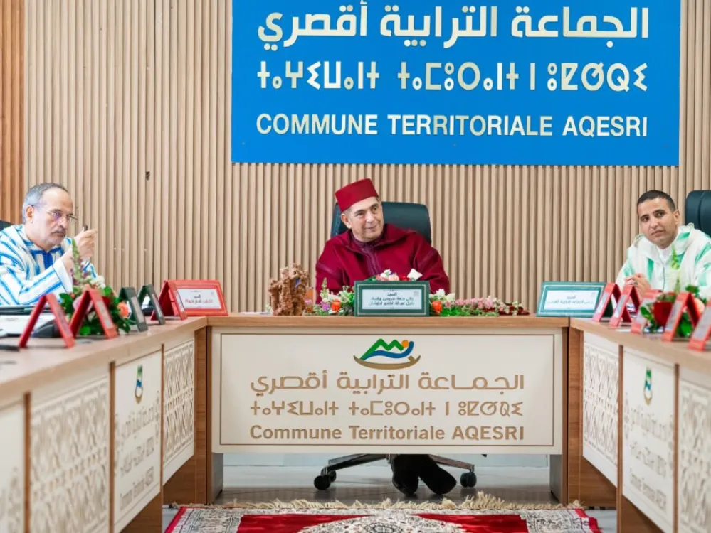 زيارة السيد والي جهة سوس ماسة عامل عمالة أكادير لجماعة أقصري في إطار الزيارات الميدانية الرمضانية
